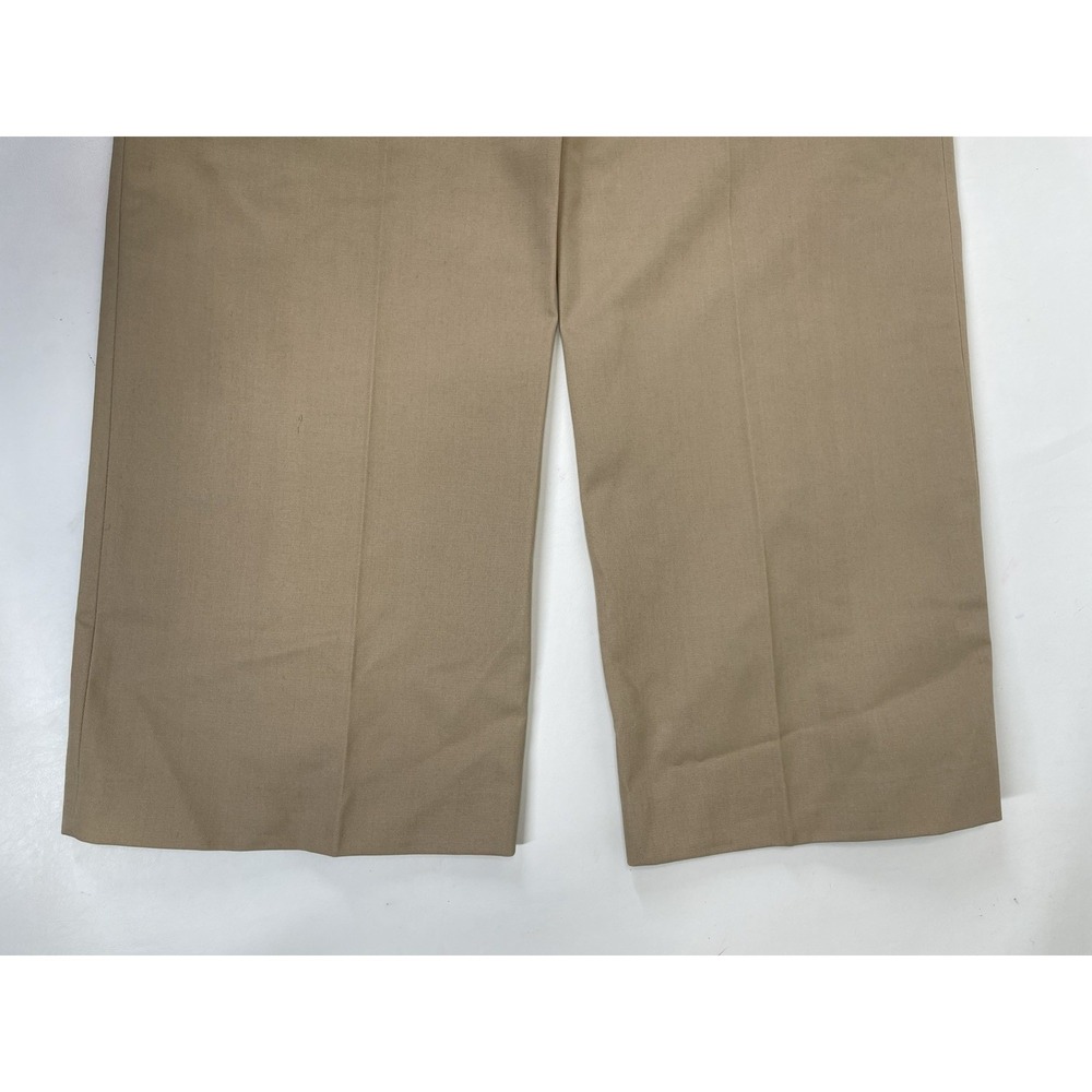 Sears Sportswear Belted Chino Slacks Vintage Mens Size 34x32 Beige NWT‎ Dragon - Picture 6 of 11